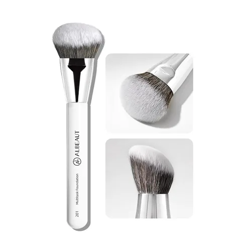 Vista 13 de Albeaut Pincel delineador de ojos, delineador de ojos en forma de media luna y pincel para cejas, crea sin esfuerzo un delineador perfecto