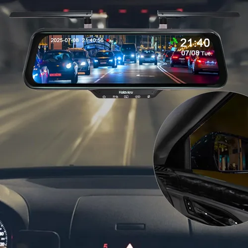 Vista 8 de Haloview Byte Tango BT16-V1 1080P Espejo Dashcam & Sistema de Cámara
