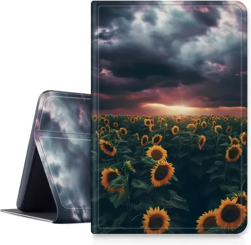 Vista 27 de Funda para tablet Amazon Kindle Fire HD 10 y 10 Plus de 10.1" (11ª generación, versión 2021), funda plegable con función de encendido y apagado