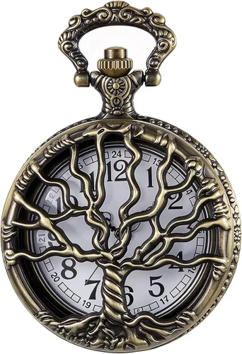 Vista 15 de Men's Pocket Watch, Arabic Digital Dial Pocket Watches with Chain CF104