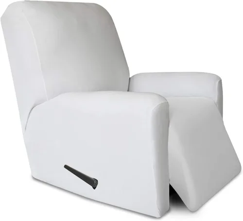 Vista 74 de PureFit Funda súper elástica para sofá reclinable con bolsillo, funda de sofá suave y antideslizante de elastano, lavable, protector de muebles