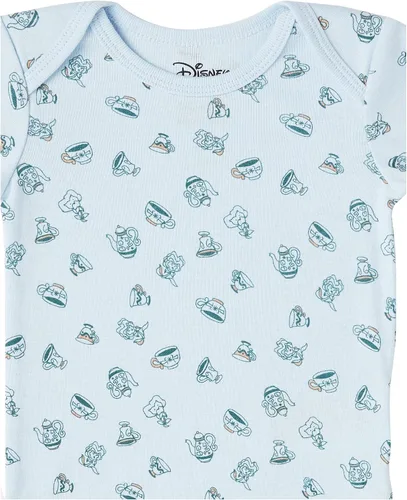 Vista 3 de Tienda Essentials Disney para bebés niñas Marvel Star Wars Body de princesa de manga larga, paquete de 5