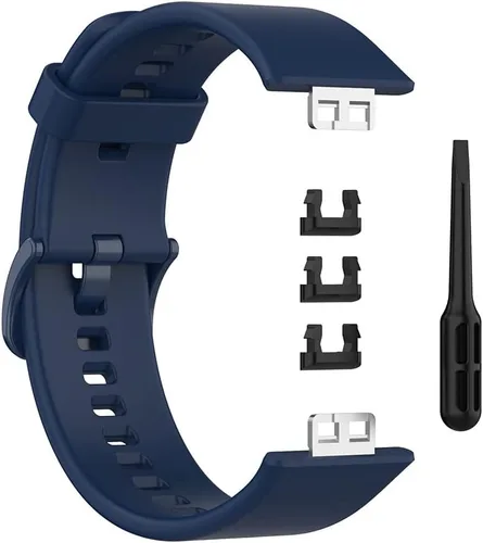Vista 4 de Watch Strap compatible with Huawei Watch Fit,Adjustable Silicone Sports Strap Replacement Band for Huawei Watch Fit Smart Watch