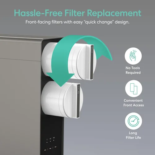 Vista 8 de Brio AQUUS TROE800COL - Sistema de filtración de agua por ósmosis inversa, sistema de filtro de agua de ósmosis inversa de 4 etapas sin tanque