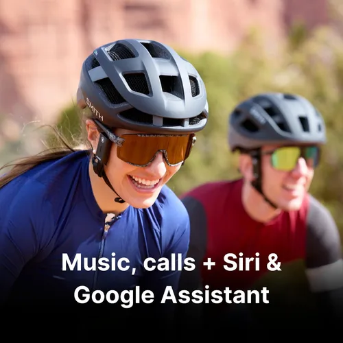 Vista 7 de ALECK Punks - Altavoces inalámbricos Bluetooth para casco de bicicleta, audio de oído abierto, llamadas manos libres, operación de 2 botones, se