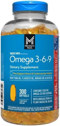 Vista 2 de 900 mg de Omega-3 de cápsulas blandas de aceite de pescado, 150 ct.