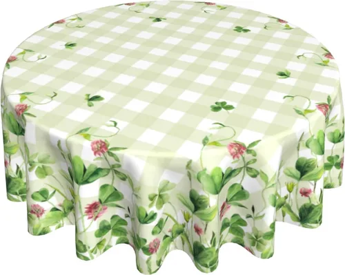 Vista 12 de Giwawa Mantel de Mesa Redondo con Bandera de EE. UU., Mantel Americano con Estrellas, Mariposas, Círculo, 152 cm. Mantel del 4 de julio, Día