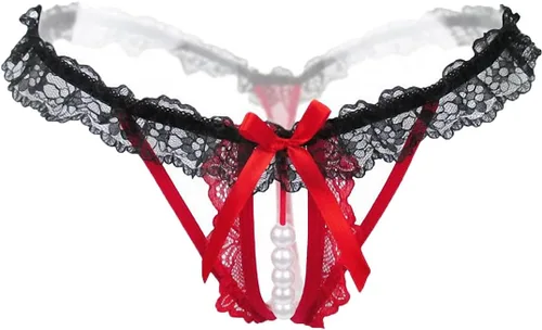 Vista 25 de Tanga de cintura baja con bordado de mariposa para mujer 6 Pack-Multicolor