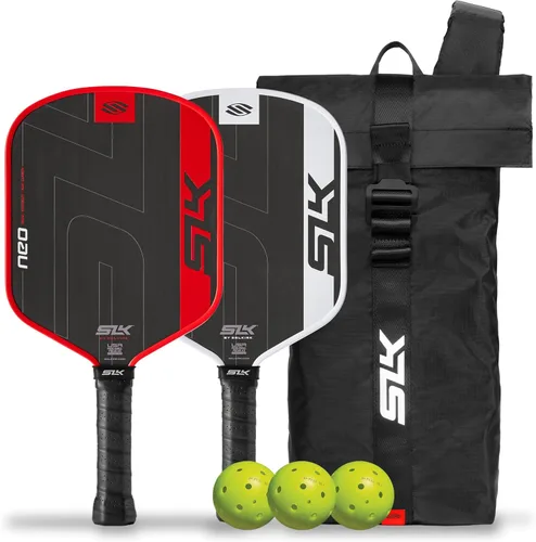 Vista 12 de Selkirk Sport SLK - Juego de raquetas de pádel de 2 Diseñadas en los Estados Unidos Elija el juego SLK Neo de grafito, el juego SLK Neo de fibra
