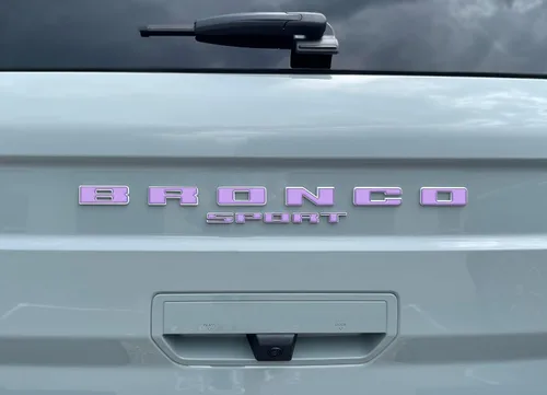 Vista 15 de Superposiciones de letras para portón elevador trasero, compatibles con Bronco Sport 2021-2026