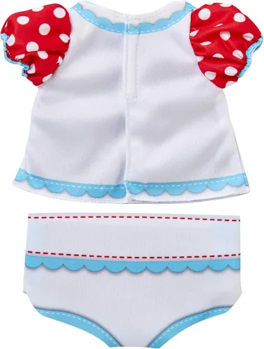 Vista 5 de My Disney Nursery Ropa y accesorios para muñecas de bebé, paquete de accesorios para pañales de Minnie inspirado en la querida Minnie Mouse