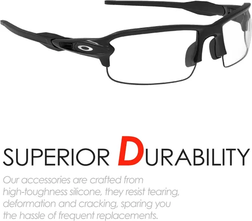 Vista 5 de Earsocks Nose Piece Replacement for Oakley Flak 2.0 XL Negro