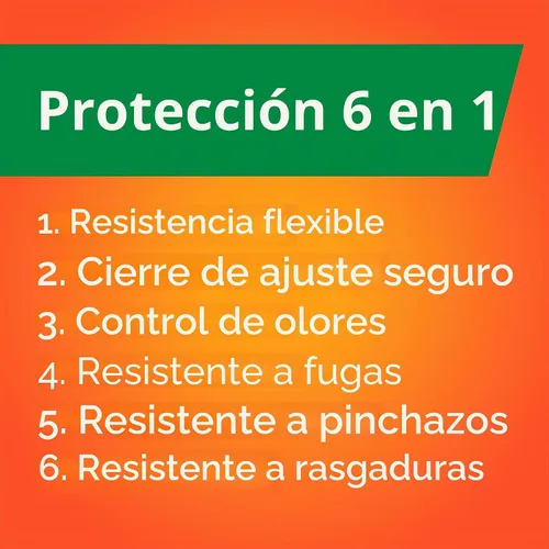 Vista 4 de Hefty Bolsas de basura de cocina altas, ultra fuertes, aroma de explosión de limpieza, 13 galones, 40