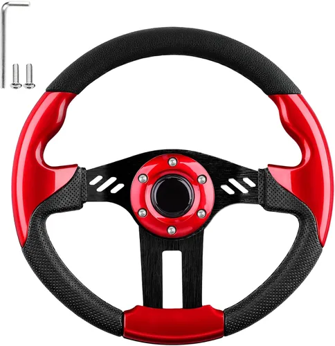 Vista 9 de Volante de carrito de golf para EZGO TXT/RXV, Club Car DS/Precedent/Tempo, Yamaha G29/Drive/Drive 2 y la mayoría de los modelos de carrito de golf