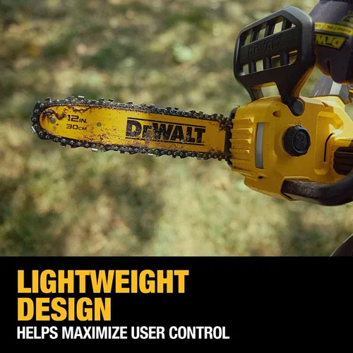 Vista 5 de DEWALT Motosierra inalámbrica de 20V MAX de 12 pulgadas, solo herramienta (DCCS621B)