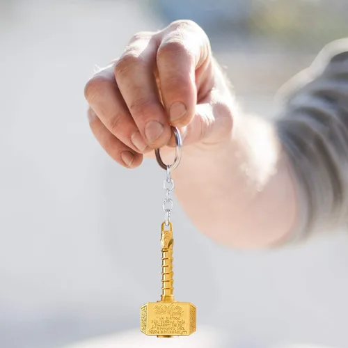 Vista 7 de 365Home Metal Hammer Keychain Hammer Key Ring, Cool Gifts for Men, Husband, Boyfriend