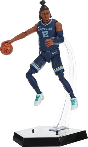 Vista 3 de Alineación Inicial Ja Morant (Memphis Grizzlies) Hasbro Figura de Acción Serie NBA 1