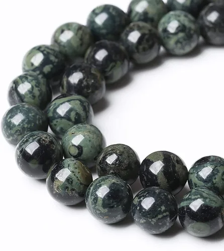 Vista 62 de 100 cuentas de piedra multicolor natural de 0.236 pulgadas (0.236 in), cuentas espaciadoras sueltas redondas para hacer pulseras, collares, aretes