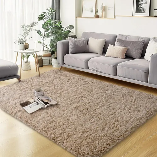 Vista 36 de qulint Alfombra negra para dormitorio, alfombra de área pequeña de 2 x 3 pies para habitación de niños, alfombra suave y mullida para sala de estar