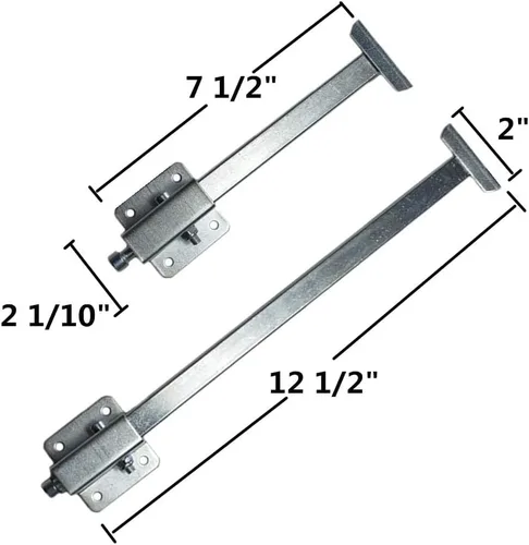 Vista 3 de Kit de reparación de fregadero de montaje inferior, soportes para fregadero caído, acero de aleación, gris plateado, montaje inferior, 5