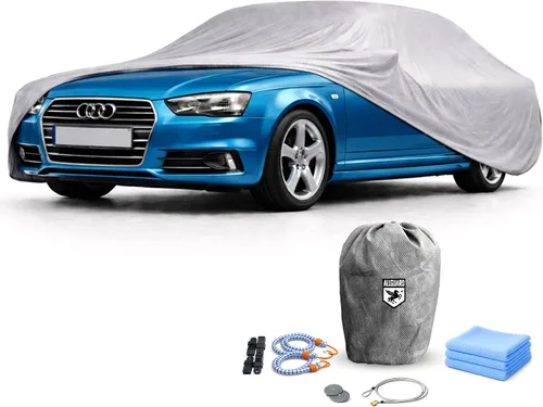 Vista 9 de Fundas de coche resistentes a los arañazos para interior compatible con Audi 1996-2008 A4 – Material satinado negro ultra suave cubierta de coche