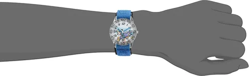 Vista 2 de Disney Niño 'Mickey Mouse' reloj de cuarzo de plástico y nylon, color azul (Modelo W002995), Azul, Classic