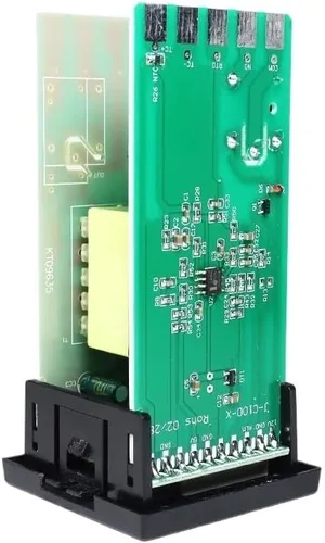 Vista 3 de Digital PID Temperature Controller REX-C100 REX C100 Thermostat 0-400℃+ 40DA SSR Relay+ K Thermocouple 1m Probe RKC + Heatsink(1 Set with Base)
