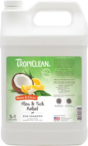 Vista 12 de TropiClean Champú Desodorante para Perros con Olor, Champú Profesional para Perros, Poderoso Control del Olor, Seguro para Cachorros, Aroma a Aloe
