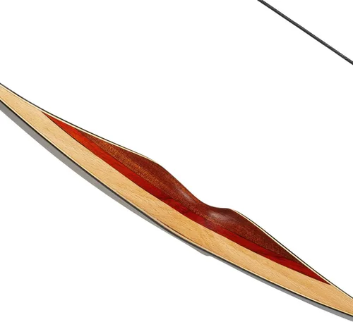 Vista 6 de Arco Recurvo Laminado Tradicional de 54", Tiro con Arco Americano de Caza y Objetivo/Arco de Caballo/Arco Largo, Compatible con la Mayoría