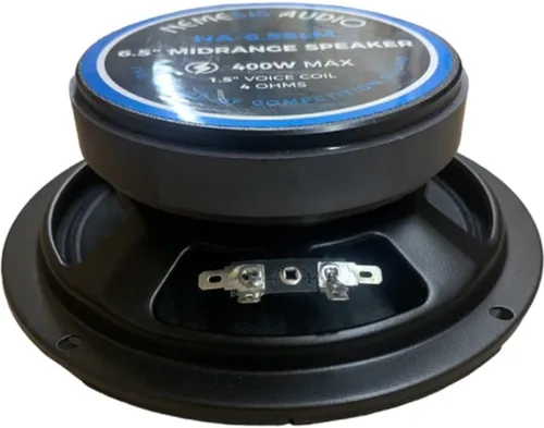 Vista 3 de Nemesis Audio NA-6.5SLM - Altavoz de rango medio de 6.5" para audio de coche tipo bala, 400W máximo, 4 ohmios