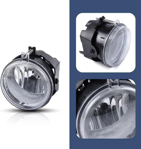 Vista 4 de PIT66 Conjunto de luces antiniebla para parachoques delantero compatible con Dodge Charger 2006-2009/Dodge Challenger 2008-2010 con bombillas