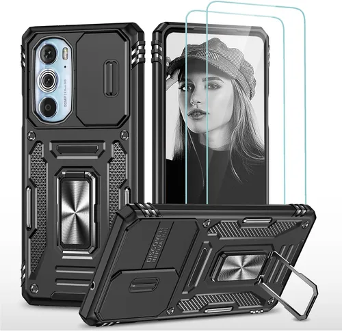 Vista 30 de Jeylly Funda para Motorola Edge Plus 2023 con protector de pantalla HD