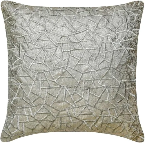 Vista 23 de The HomeCentric Funda de almohada personalizada, fundas de almohada decorativas de 12 x 12 pulgadas (11.8 x 11.8 in), color plateado, fundas de 16.