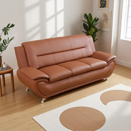 Vista 28 de Sofás de cuero para sala de estar, juego de sofá seccional, juego de 2 piezas de muebles para sala de estar, juego de sofá y sofá biplaza
