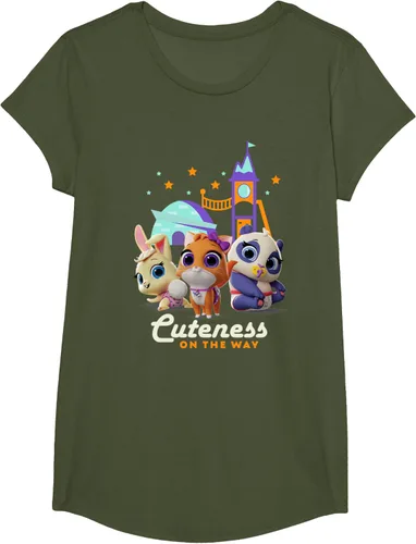 Vista 70 de Disney Camiseta Junior T.O.T.S. Cuteness On the Way Negro
