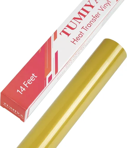 Vista 48 de TUMIYA - Rollo de vinilo para transferencia de calor (100.1 x 14.8 ft, vinilo adhesivo brillante HTV (rosa)