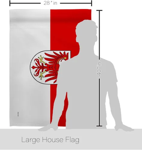 Vista 2 de Americana Home & Garden Brandenburg House Flag Regional Germany States Central Europe Territory Old History Country Particular Area Decoration