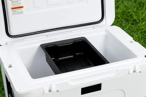 Vista 4 de Bandeja de plástico sólido para enfriador Yeti Tundra Haul, negro, 12