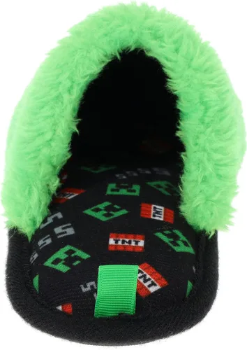 Vista 3 de Minecraft Pantuflas oficiales unisex mullidas, acolchadas, suaves, cálidas