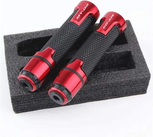 Vista 4 de Motorcycle Handlebar Grips for MT-03 MT03 MT 03 2006 2007 2008 2009 2010 2011 2012 Motorcycle Knobs Anti-Skid Handle Ends Grips Bar Hand Handlebar