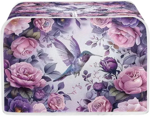 Vista 36 de Talayituse Autumn Maple Leaf Print Toaster Cover 2 Slice Bread Toaster Oven Cover Washable Toasters Dust Covers Kitchen Small Appliance Covers