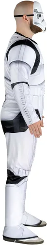 Vista 5 de Star Wars Stormtrooper - Disfraz para adulto, overol acolchado con máscara de plástico