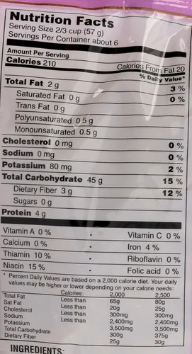 Vista 3 de Tinkyada Pasta orgánica de espirales de arroz integral, 12 onzas