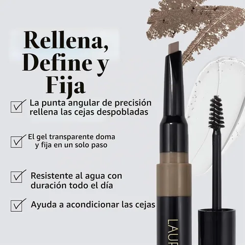 Vista 3 de LAURA GELLER NEW YORK Sculpt-n-Stay - Lápiz impermeable para cejas y gel - Rubio