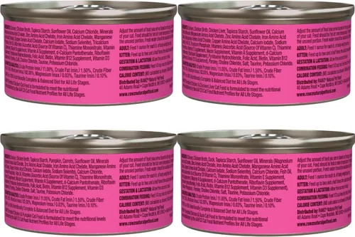Vista 3 de Rawz Natural Premium - Alimento húmedo enlatado para gatos triturado, paquete de 12 variedades de pollo, 4 sabores