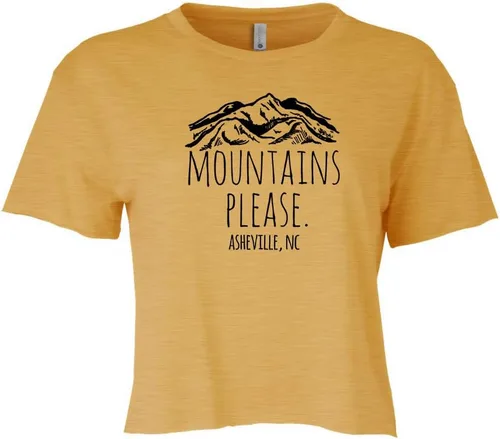 Vista 12 de Women's Screen Printed Crop Tee, Shirts With Sayings