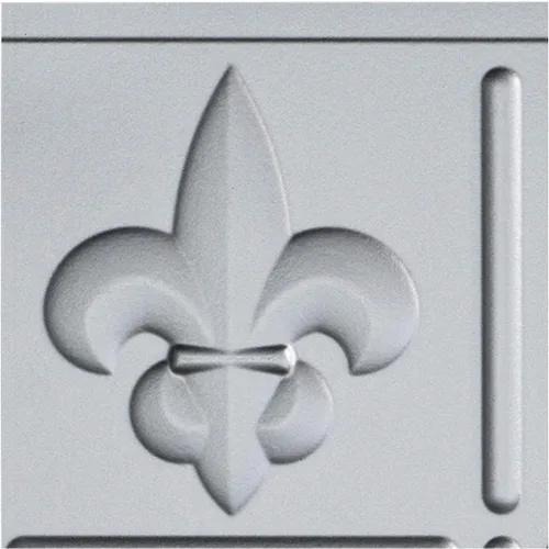 Vista 40 de FASÄDE Fleur-de-lis - Panel decorativo de vinilo decorativo para salpicaduras de 18 x 24 pulgadas en cobre piedra lunar (paquete de 5)