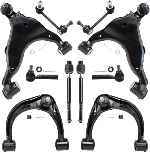 Vista 585 de Detroit Axle - Kit de suspensión frontal de 10 piezas para Dodge Avenger 2008-2014, Chrysler Sebring 2007-2010, 2 brazos de control inferiores, 2