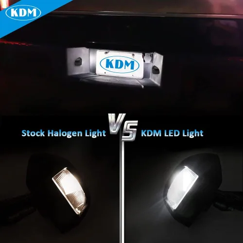 Vista 6 de KDM Conector Socket de Luz LED para Placa de Matrícula Arnés de Receptáculo de Cableado Ensamblaje Compatible con Chevy Silverado Sierra Avalanche
