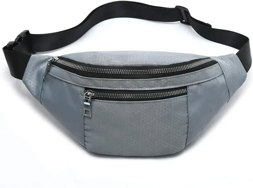 Vista 13 de Fanny Pack for Men Women - Water Resistant Fashion Waist Bag Pack with Adjustable Strap for Travel Hiking Running Outdoor Sports.